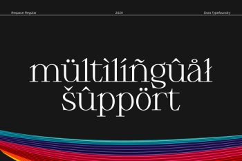 geometric elegant serif typeface