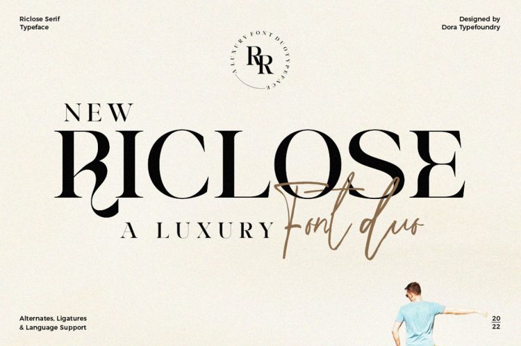 luxury font duo