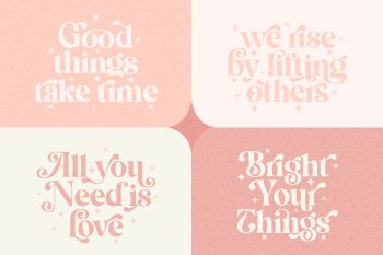 modern display font