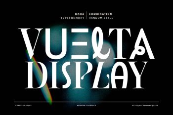 Modern Display Typeface