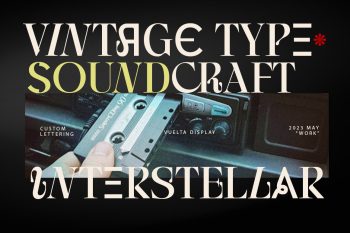 Modern Display Typeface
