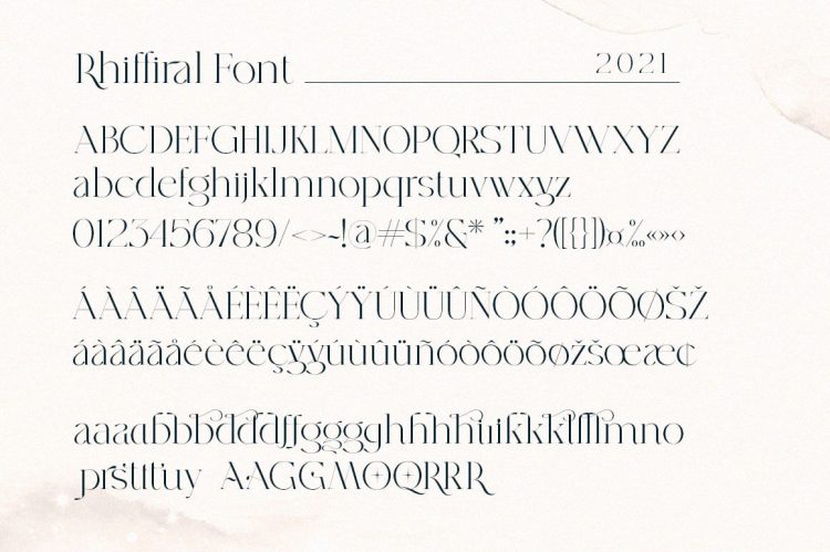 Modern Elegant Serif Font