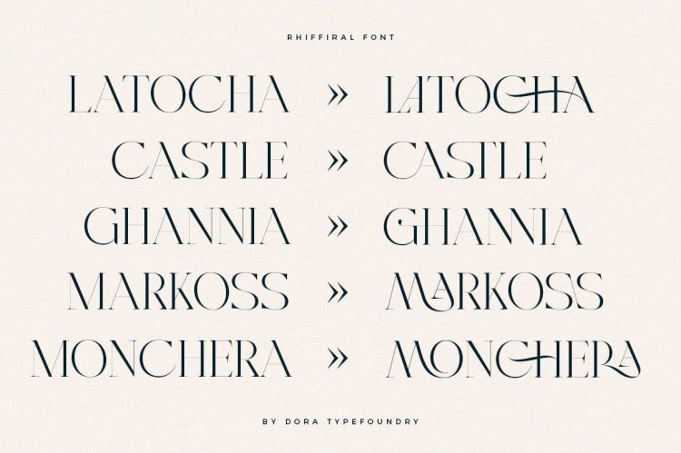 Modern Elegant Serif Font