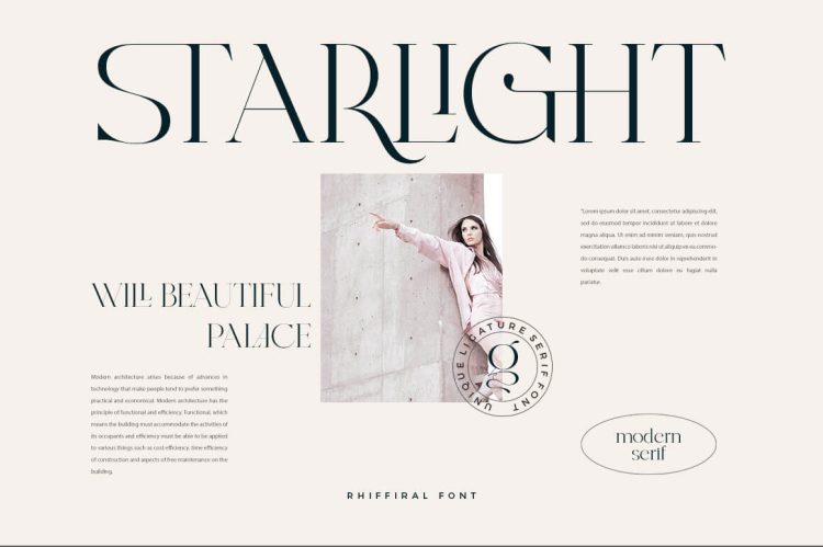 Modern Elegant Serif Font