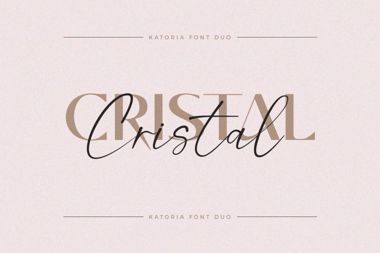 stylish font duo