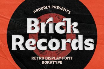 Brick Records - Retro Serif